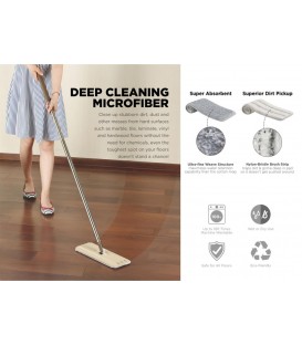 Easy Self-Rinse & Dry Cleaning Mop With Bucket Set